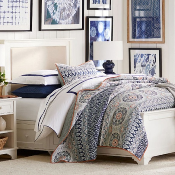 Pottery Barn Morgan Organic Percale Duvet Cover - Picture 4 of 7